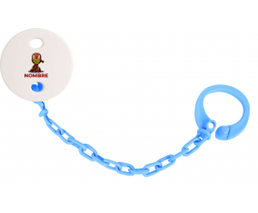 Iron man niños con nombre: Pinza para chupete