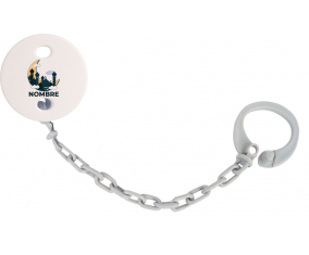 Islam burlado con diseño de nombre-5: Pinza para chupete