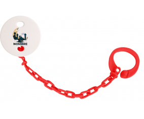Islam burlado con diseño de nombre-5: Pinza para chupete