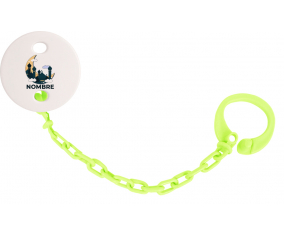 Islam burlado con diseño de nombre-5: Pinza para chupete