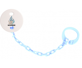 Islam eid adha mubarak diseño-1 con nombre: Pinza para chupete