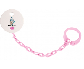 Islam eid adha mubarak diseño-1 con nombre: Pinza para chupete