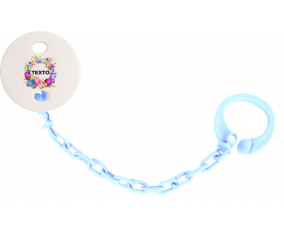 Diseño-1 Huevo de Pascua con texto: Pinza para chupete