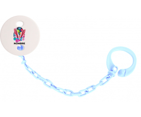 Diseño-13 Huevo de Pascua con Nombre: Pinza para chupete