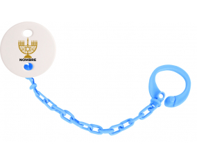 Judaísmo: Diseño de Hanukkah-1: Pinza para chupete