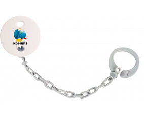 Juguetes de juguetes de juguetes playa diseño-2 con nombre: Pinza para chupete