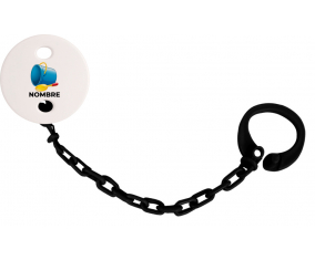 Juguetes de juguetes de juguetes playa diseño-2 con nombre: Pinza para chupete