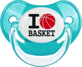 I love basket estilo1 : Chupete fisiológico personnalisée