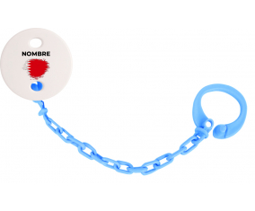 Bandera de bahreiní con nombre: Pinza para chupete