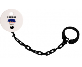 Bandera de pincel de Cabo Verde con nombre: Pinza para chupete