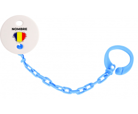 Bandera del efecto pincel Chad con nombre: Pinza para chupete