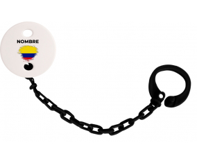 Colombia cepilla bandera efecto con nombre: Pinza para chupete