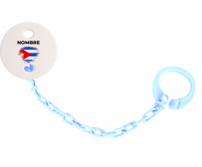 Efecto pincel de bandera Cuba con nombre: Pinza para chupete