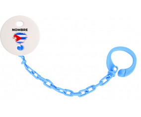 Efecto pincel de bandera Cuba con nombre: Pinza para chupete