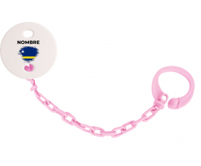 Bandera del efecto pincel Curazao con nombre: Pinza para chupete