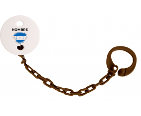 Bandera del efecto cepillo de Honduras con nombre: Pinza para chupete