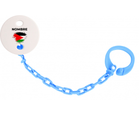Bandera de cepillo jordano con nombre: Pinza para chupete