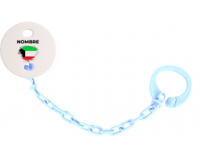 Bandera de pincel de Kuwait con nombre: Pinza para chupete