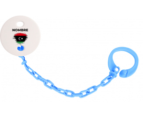Bandera del efecto cepillo de Libia con nombre: Pinza para chupete