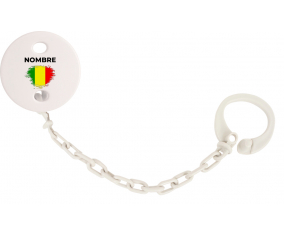 Bandera del efecto pincel de Malí con nombre: Pinza para chupete