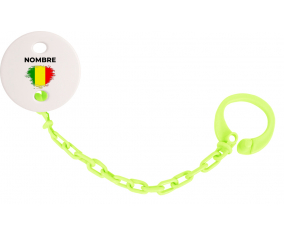 Bandera del efecto pincel de Malí con nombre: Pinza para chupete
