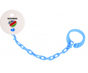 Bandera del efecto pincel de Namibia con nombre: Pinza para chupete