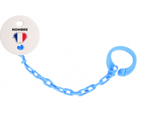 Nueva bandera del efecto pincel Caledonia con nombre: Pinza para chupete
