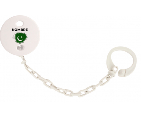 Bandera del efecto pincel de Pakistán con nombre: Pinza para chupete
