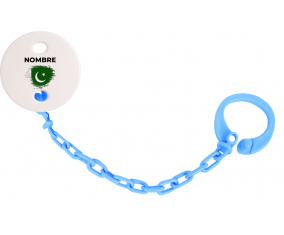 Bandera del efecto pincel de Pakistán con nombre: Pinza para chupete