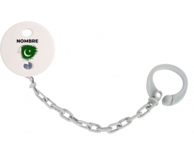 Bandera del efecto pincel de Pakistán con nombre: Pinza para chupete