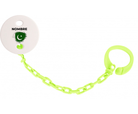 Bandera del efecto pincel de Pakistán con nombre: Pinza para chupete