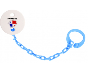 Bandera del efecto cepillo de Panamá con nombre: Pinza para chupete