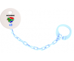 Bandera del efecto pincel sudafricano con nombre: Pinza para chupete