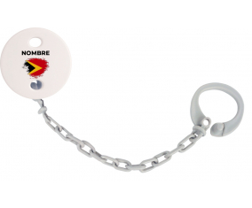 Timor Leste marca efecto pincel con nombre: Pinza para chupete