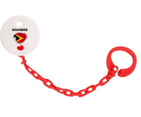 Timor Leste marca efecto pincel con nombre: Pinza para chupete