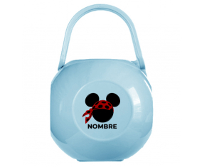 Disney Mickey rojo pirata bufanda lunares negros con nombre