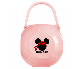 Disney Mickey rojo pirata bufanda lunares negros con nombre