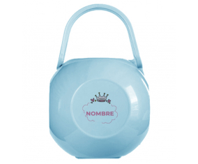 Corazón de burbuja de pezón Pink Crown con nombre