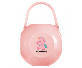 Diseño de la Caja portachupetes del unicornio-6 con nombre