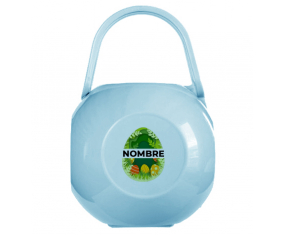 diseño-7 Caja portachupetes de huevo de Pascua con nombre