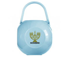 Caja portachupetes judaísmo: Hanukkah diseño-1