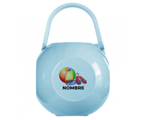 Juguetes de juguete máscara de globo y chancla de playa con nombre