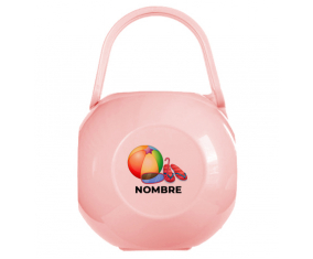 Juguetes de juguete máscara de globo y chancla de playa con nombre