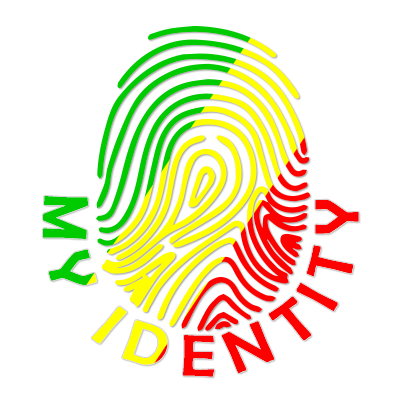 Huella My Identity República del Congo, un diseño único y colorido para artículos de bebé. Ideal para tu pequeña personalidad.