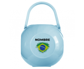 Brasileña marca de efecto pincel Chupete caja con nombre