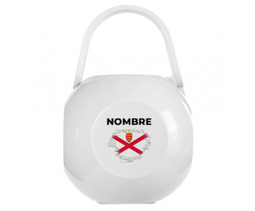 Flag cepillo efecto Chupete caja en Jersey con nombre