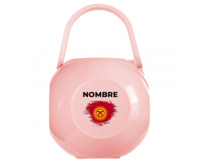 Caja de Chupete de efecto pincel kirguistán con nombre
