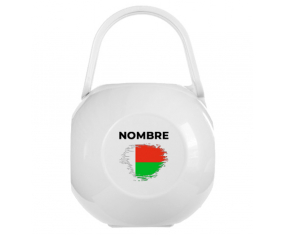 Caja de Chupete de bandera de efecto pincel amarillo con nombre