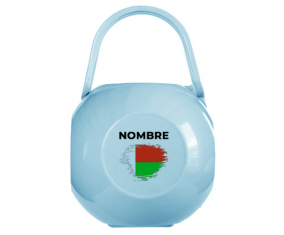 Caja de Chupete de bandera de efecto pincel amarillo con nombre