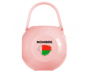 Caja de Chupete de bandera de efecto pincel amarillo con nombre